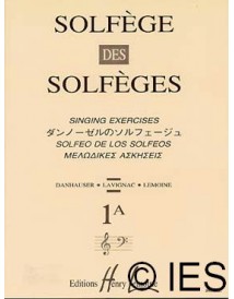 SOLFEGE DES SOLFEGES 1A