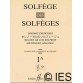 SOLFEGE DES SOLFEGES 1A