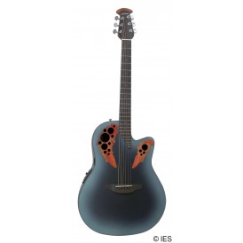 OVATION CELEBRITY ELITE MID CUTAWAY REVERSE BLUE BURST