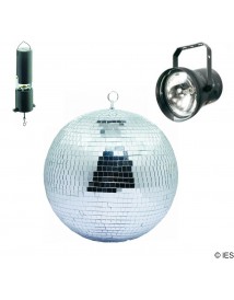 PACK IES BOULE A FACETTES 40 CM