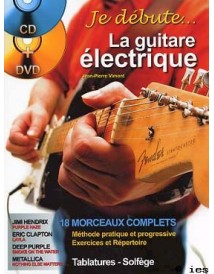 JE DEBUTE A LA GUITARE ELECTRIQUE CD+DVD
