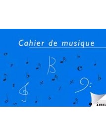 PETIT CAHIER DE MUSIQUE 6 PORTEES