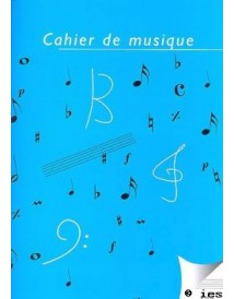 GRAND CAHIER DE MUSIQUE 12 PORTEES