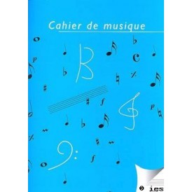 GRAND CAHIER DE MUSIQUE 12 PORTEES