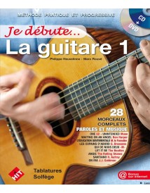JE DEBUTE A LA GUITARE 1 CD+DVD