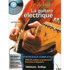 JE DEBUTE A LA GUITARE ELECTRIQUE CD