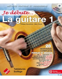 JE DEBUTE A LA GUITARE 1 CD