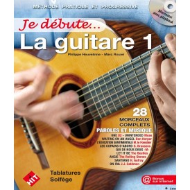JE DEBUTE A LA GUITARE 1 CD