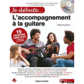 JE DEBUTE L'ACCOMPAGNEMENT A LA GUITARE